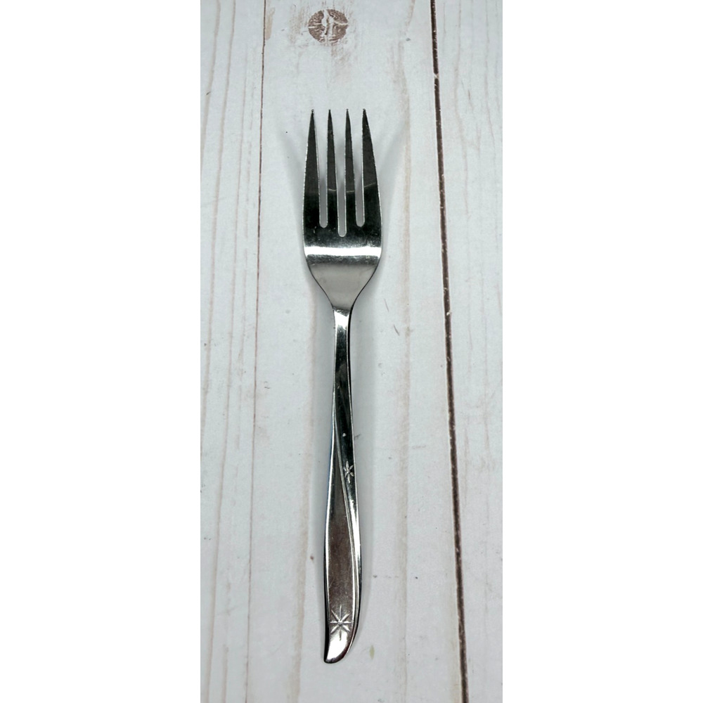 Oneida Community Stainless Twin Star Patter 1 Salad Fork